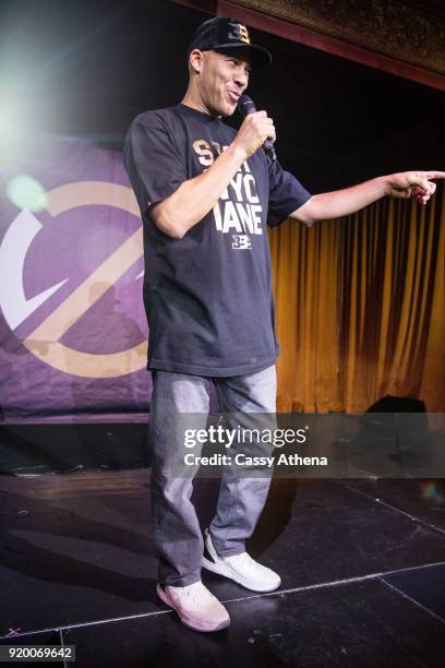 Father of Los Angeles Lakers Lonzo Ball, LaVar Ball, speaks as the Big Baller Brand hosts a fashion show and the release of Lonzo Ball's "Born 2...