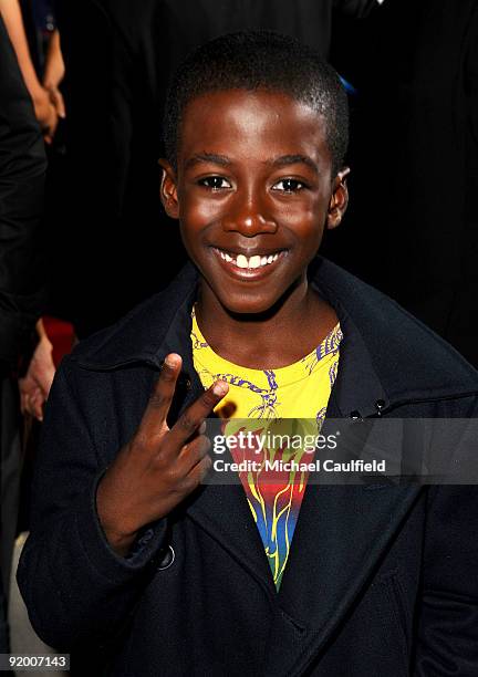 Actor Kwesi Boakye arrives at the Los Angeles Premiere of "Astro Boy" held at Mann Chinese 6 on October 19, 2009 in Los Angeles, California.