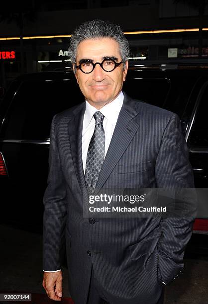 Actor Eugene Levy arrives at the Los Angeles Premiere of "Astro Boy" held at Mann Chinese 6 on October 19, 2009 in Los Angeles, California.