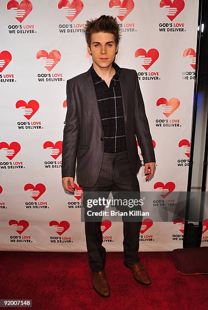 Actor Nolan Gerard Funk attends the 2009 Golden Heart awards at the IAC Building on October 19, 2009 in New York City.