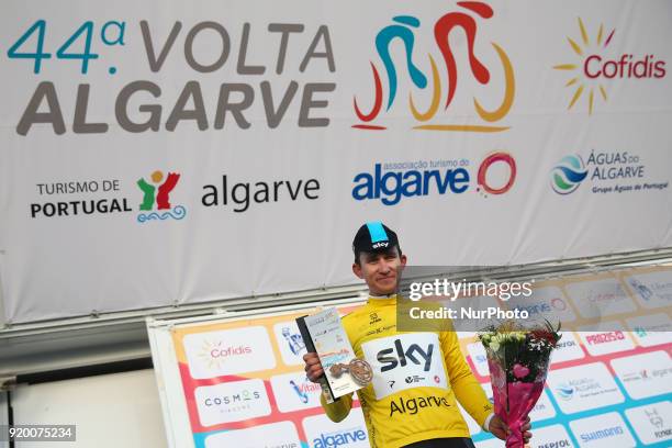 Michal Kwiatkowski of Team Sky after the 5th stage of the cycling Tour of Algarve between Faro and Alto do Malhao, on February 18, 2018.