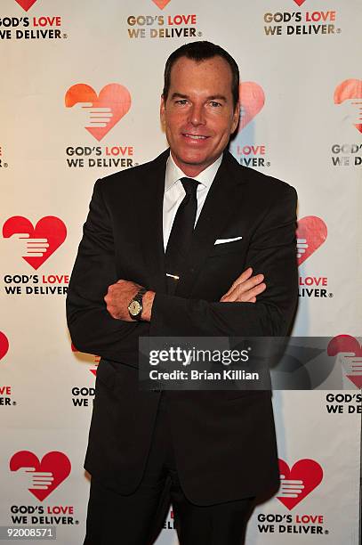 Scott Currie, VP of global communications for Kenneth Cole, attends the 2009 Golden Heart awards at the IAC Building on October 19, 2009 in New York...