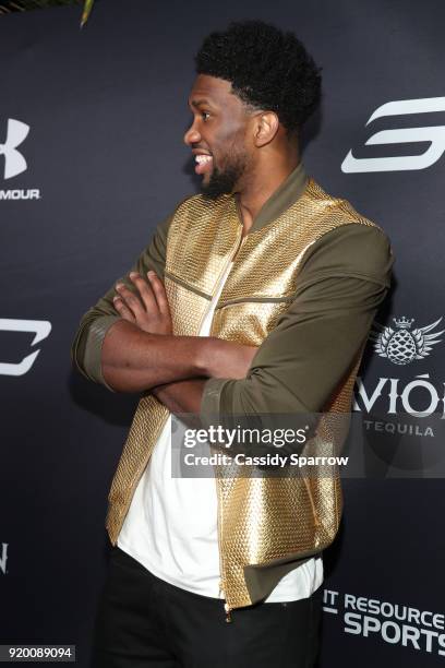 Joel Embiid Attends Tequila Avion hosts NBA All-Star After Party presented by Talent Resources on February 17, 2018 in Beverly Hills, California.