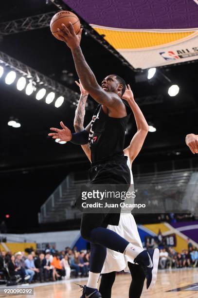 Terrence Jones of the USA Team goes to the basket against the Mexico National Team during the 2018 NBA G League International Challenge presented by...