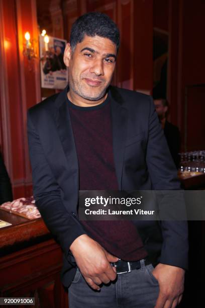 Autor Rachid Benzine attends "Inconnu A Cette Adresse Theater Play during "Paroles Citoyennes" 10 shows to wonder about the society at Theatre...