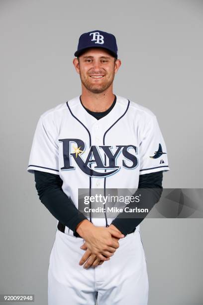 Nick Ciuffo of the Tampa Bay Rays poses during Photo Day on Sunday, February 18, 2018 at Charlotte Sports Park in Port Charlotte, Florida.