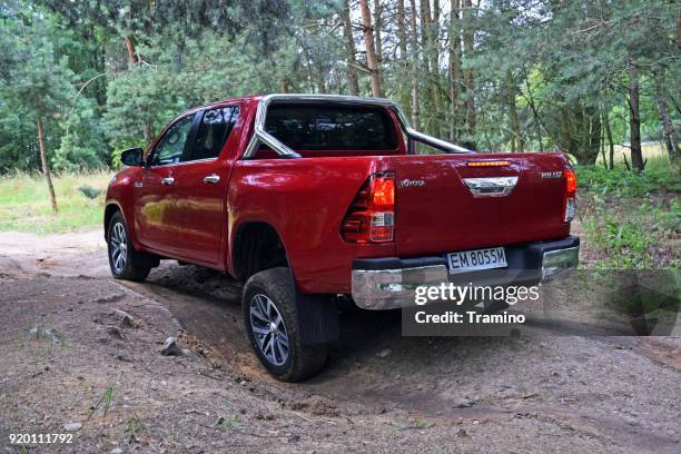 Toyota Hilux En La Zona Offroad, Foto de stock