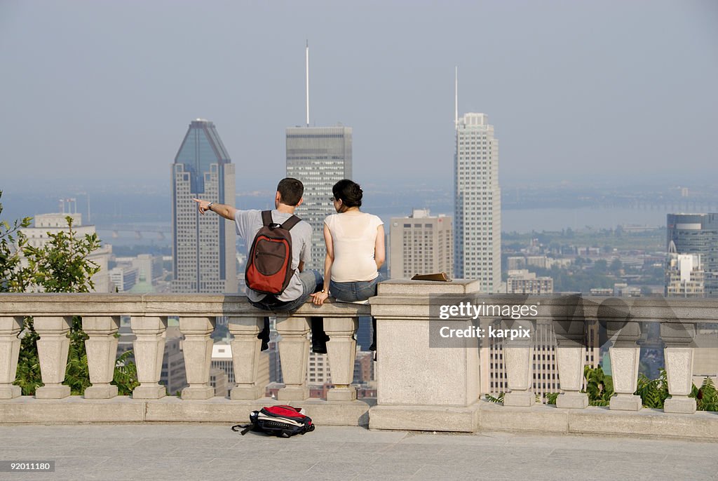 Travellers in Montreal