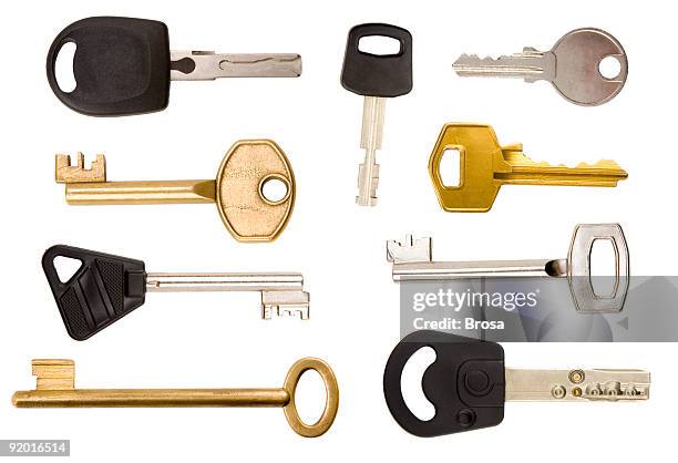 keys - car keys on white stock pictures, royalty-free photos & images