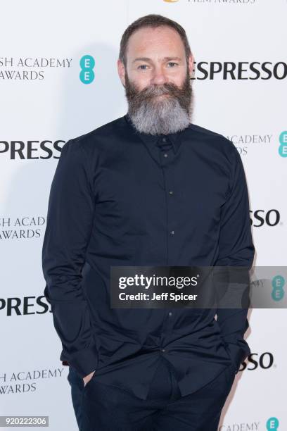 Francis Lee attends the EE British Academy Film Awards nominees party at Kensington Palace on February 17, 2018 in London, England.