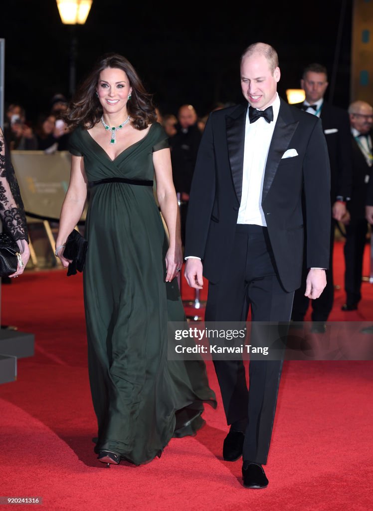 EE British Academy Film Awards - Red Carpet Arrivals
