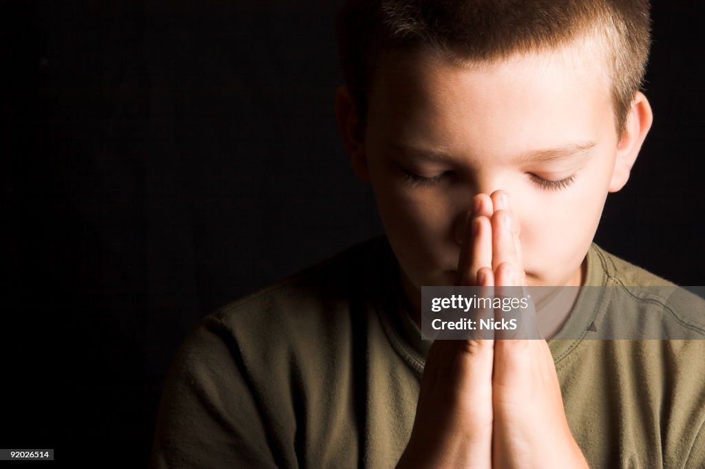 Young Boy Praying