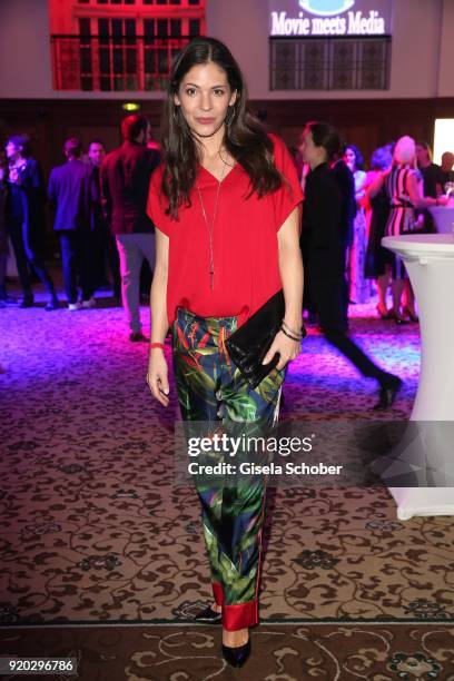 Katja Woywood during the Movie Meets Media "MMM" event on the occasion of the 68th Berlinale International Film Festival at Hotel Adlon on February...