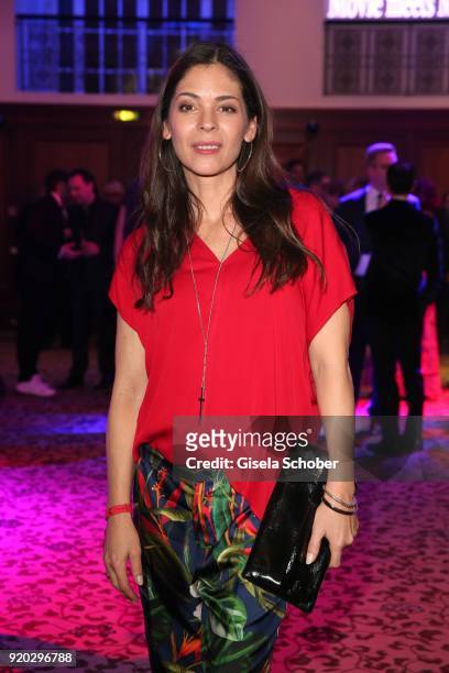 Katja Woywood during the Movie Meets Media "MMM" event on the occasion of the 68th Berlinale International Film Festival at Hotel Adlon on February...
