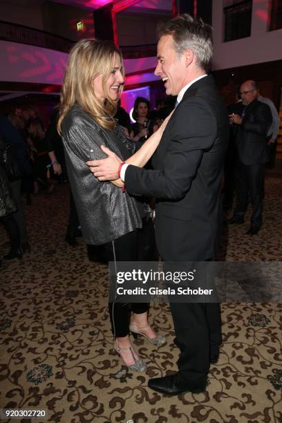 Tanja Wedhorn, Marco Girnth during the Movie Meets Media "MMM" event on the occasion of the 68th Berlinale International Film Festival at Hotel Adlon...