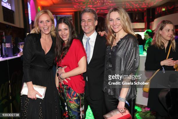 Melanie Marschke, Katja Woywood, her husband Marco Girnth and Tanja Wedhorn during the Movie Meets Media "MMM" event on the occasion of the 68th...
