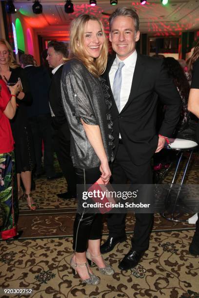 Tanja Wedhorn and Marco Girnth during the Movie Meets Media "MMM" event on the occasion of the 68th Berlinale International Film Festival at Hotel...