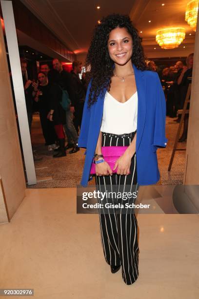 Patricia Meeden during the Movie Meets Media "MMM" event on the occasion of the 68th Berlinale International Film Festival at Hotel Adlon on February...