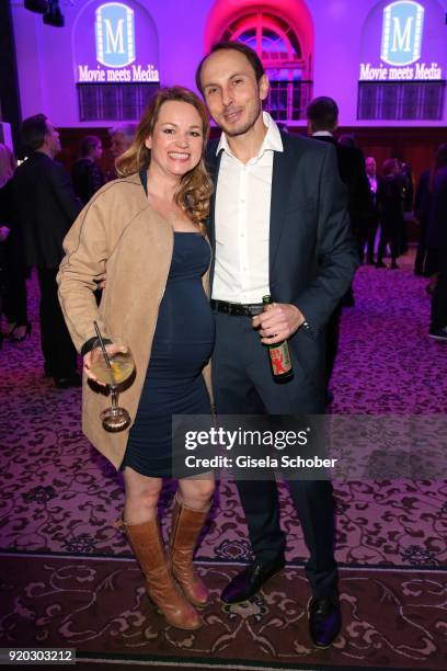 Katja Ohneck, Luca Verhoeven during the Movie Meets Media "MMM" event on the occasion of the 68th Berlinale International Film Festival at Hotel...