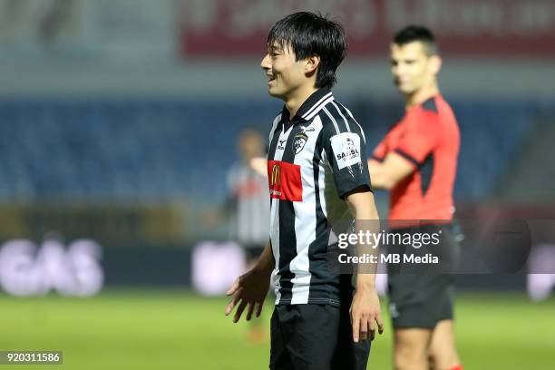 Portimonense's Japanese International Shoya Nakajima in action against Feirense , during liga nos soccer match, Feirense - Portimonense held at...