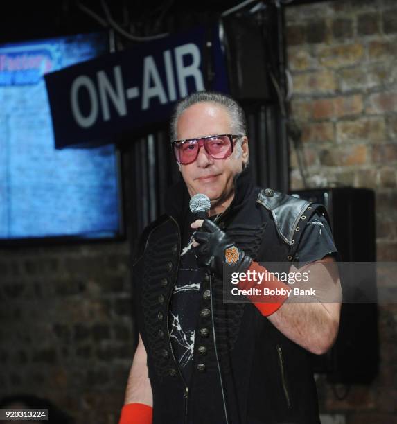 Andrew Dice Clay performs at The Stress Factory Comedy Club on February 18, 2018 in New Brunswick, New Jersey.