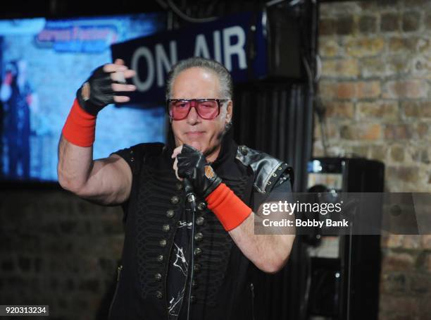 Andrew Dice Clay performs at The Stress Factory Comedy Club on February 18, 2018 in New Brunswick, New Jersey.