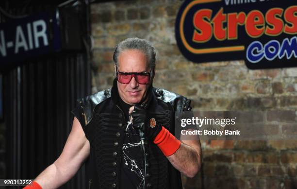 Andrew Dice Clay performs at The Stress Factory Comedy Club on February 18, 2018 in New Brunswick, New Jersey.