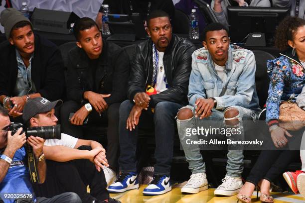 Chris Tucker attends The 67th NBA All-Star Game: Team LeBron Vs. Team Stephen at Staples Center on February 18, 2018 in Los Angeles, California.
