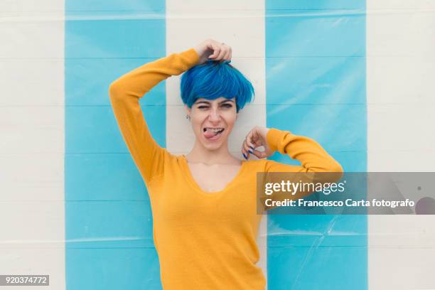 youth portrait - hair dye stock pictures, royalty-free photos & images