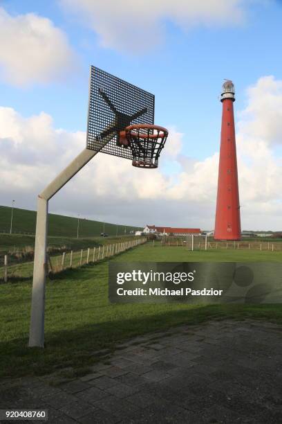 lighthouse lange jaap - den helder stock pictures, royalty-free photos & images