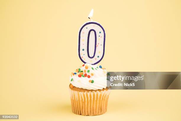 cupcake number series (0) - noughts stock pictures, royalty-free photos & images