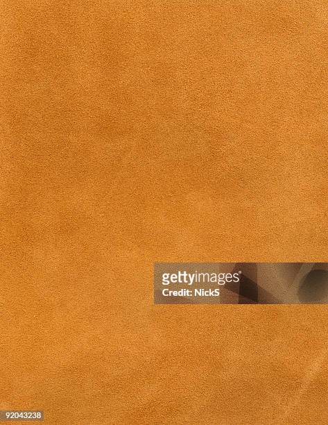 leather texture: brown suede - grain texture stock pictures, royalty-free photos & images