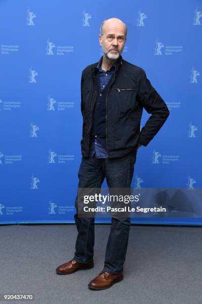 Film director Erik Poppe poses at the 'U - July 22' photo call during the 68th Berlinale International Film Festival Berlin at Grand Hyatt Hotel on...