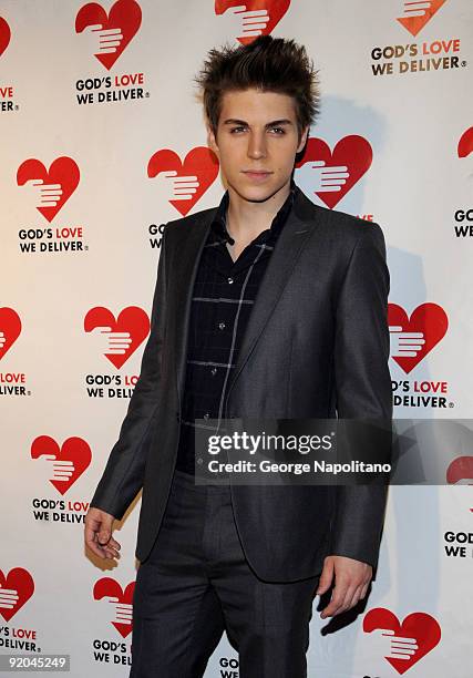 Actor Nolan Gerard Funk attends the 2009 Golden Heart awards at the IAC Building on October 19, 2009 in New York City.