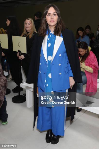 Tania Fares attends the Roksanda show during London Fashion Week February 2018 at Eccleston Place on February 19, 2018 in London, England.