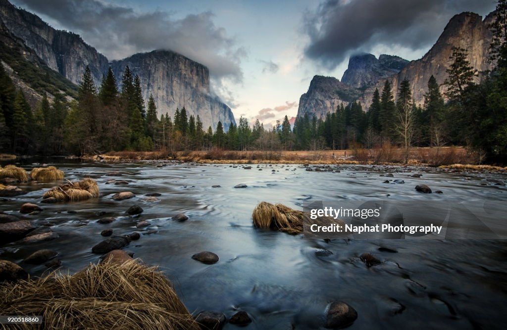 Valley view of Yosemite