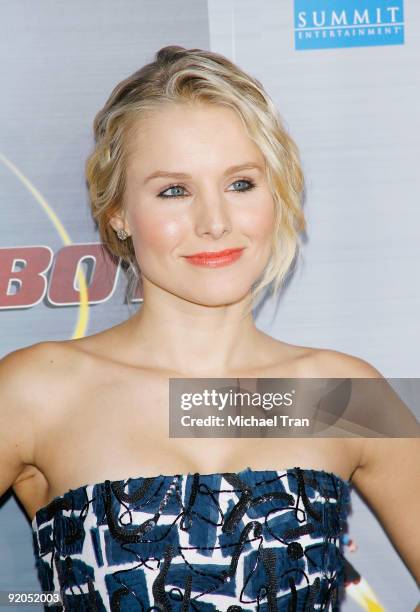 Kristen Bell arrives to the Los Angeles premiere of "Astro Boy" held at Grauman's Chinese Theatre on October 19, 2009 in Los Angeles, California.