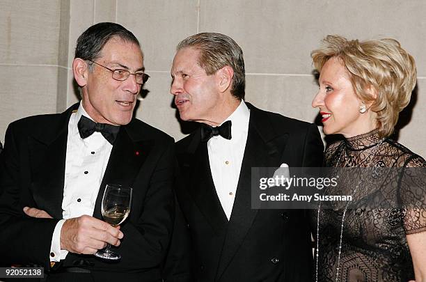 Former director of the Metropolitan Museum of Art in New York Philippe de Montebello, vice chairman of Blackstone J. Tomilson Hill and his wife...