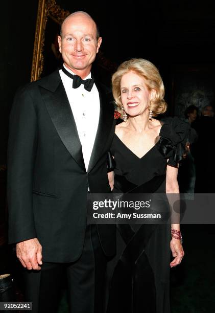 Prince Dimitri of Yugoslavia and Ann Nitze attend The Autumn Dinner at The Frick Collection on October 19, 2009 in New York, New York.