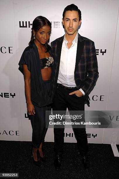 Genevieve Jones and Christian Kota attend the 2009 Whitney Museum Gala at The Whitney Museum of American Art on October 19, 2009 in New York City.