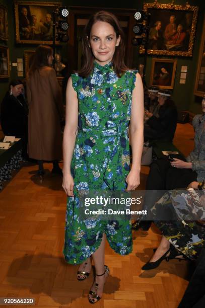 Ruth WIlson attends the Erdem show during London Fashion Week February 2018 at National Portrait Gallery on February 19, 2018 in London, England.