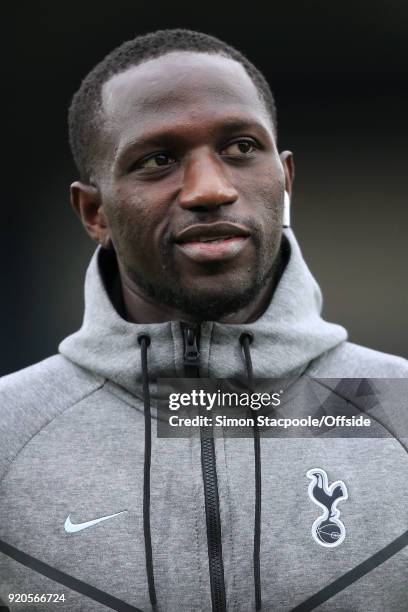 Moussa Sissoko of Spurs looks on before The Emirates FA Cup Fifth Round match between Rochdale AFC and Tottenham Hotspur at Spotland Stadium on...