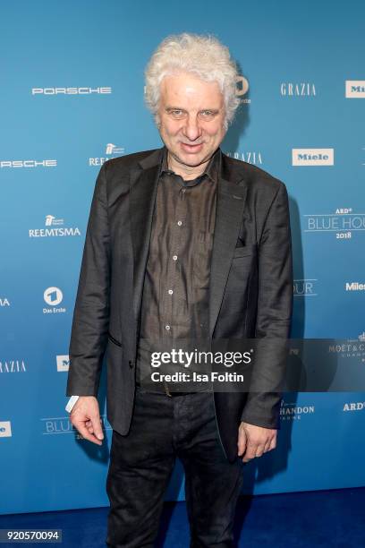 Udo Wachtveitl attends the Blue Hour Reception hosted by ARD during the 68th Berlinale International Film Festival Berlin on February 16, 2018 in...