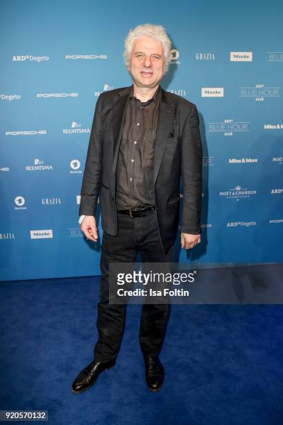 Udo Wachtveitl attends the Blue Hour Reception hosted by ARD during the 68th Berlinale International Film Festival Berlin on February 16, 2018 in...