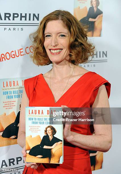 Author Laura Day arrives at the Ryan Kavanaugh Hosts A Book Party For Laura Day to celebrate the launch of her new book "How To Rule The World From...