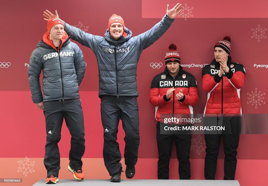 TOPSHOT-BOBSLEIGH-OLY-2018-PYEONGCHANG-PODIUM