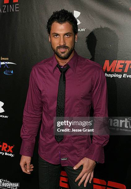 Maksim Chmerkovskiy attends ESPN Magazine's 'The Body' Event at The London Hotel on October 19, 2009 in West Hollywood, California.