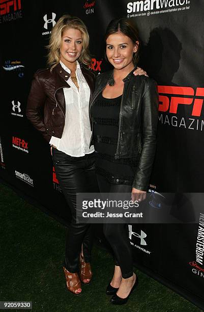 Holly Montag and Stacie Hall attend ESPN Magazine's 'The Body' Event at The London Hotel on October 19, 2009 in West Hollywood, California.