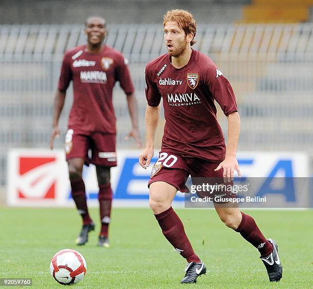 Davide Bottone Torino FC during the Serie B match between Ascoli Calcio and Torino FC at Stadio Cino e Lillo Del Duca on October 17, 2009 in Ascoli...