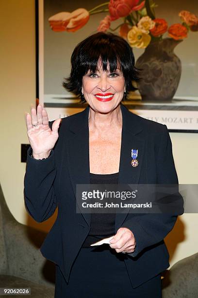 Chita Rivera promotes "And Now I Swing" at Barnes & Noble, Lincoln Triangle on October 19, 2009 in New York City.